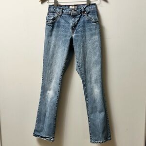 Vintage Levi’s 550 Relaxed Boot Cut Light-wash Blue Denim Jeans. Women’s Sz 4 M